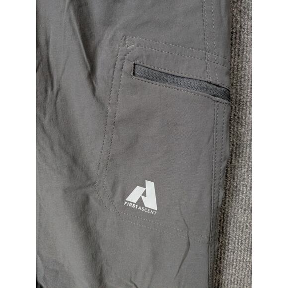 Eddie Bauer First Ascent Capri Pants Womens 2 Cinch Cargo Stretch Nylon Zip - Picture 2 of 13